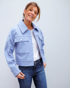 You added <b><u>SLF Betty wool jacket in blue melange</u></b> to your cart.