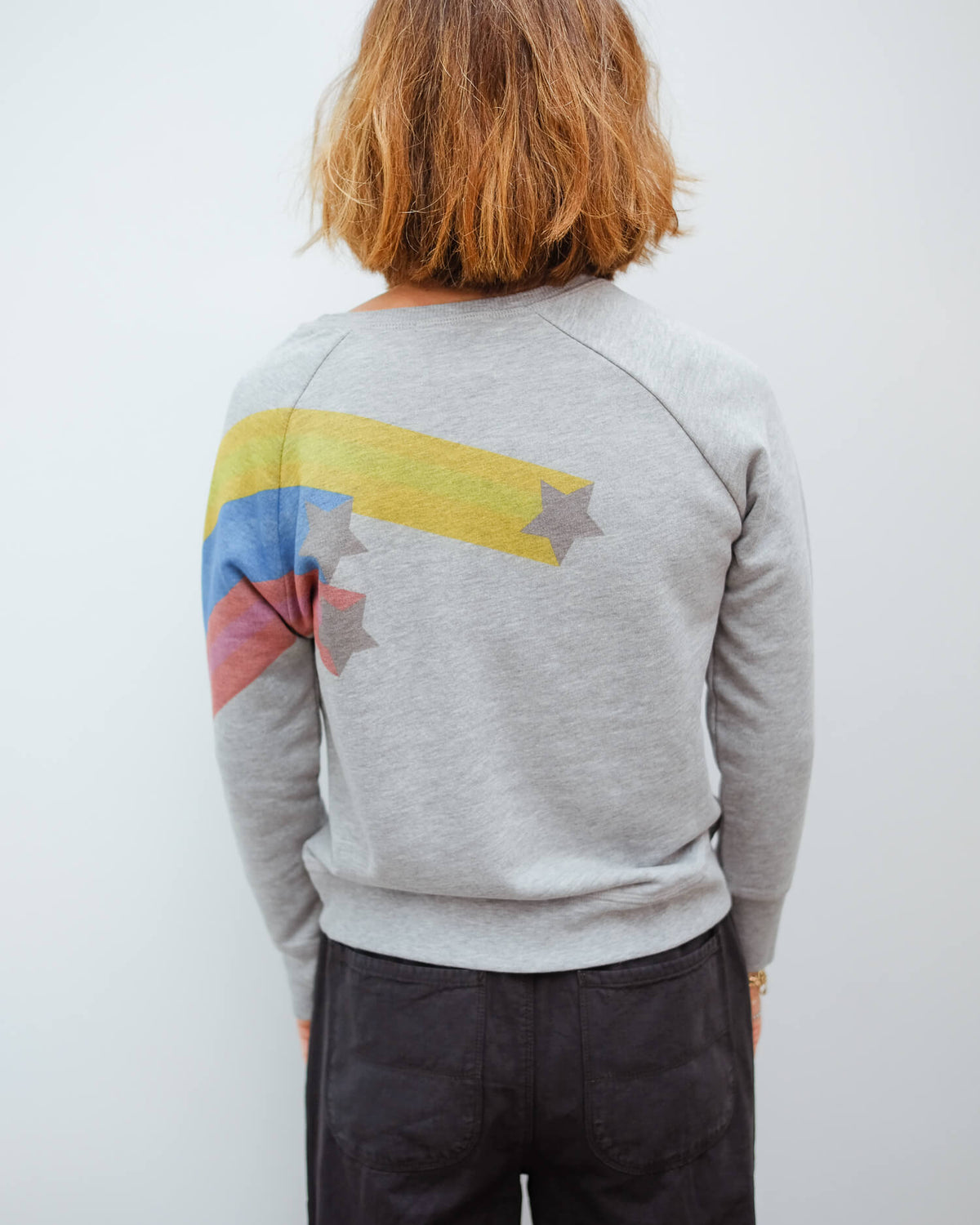 JU Shooting star sweat in grey