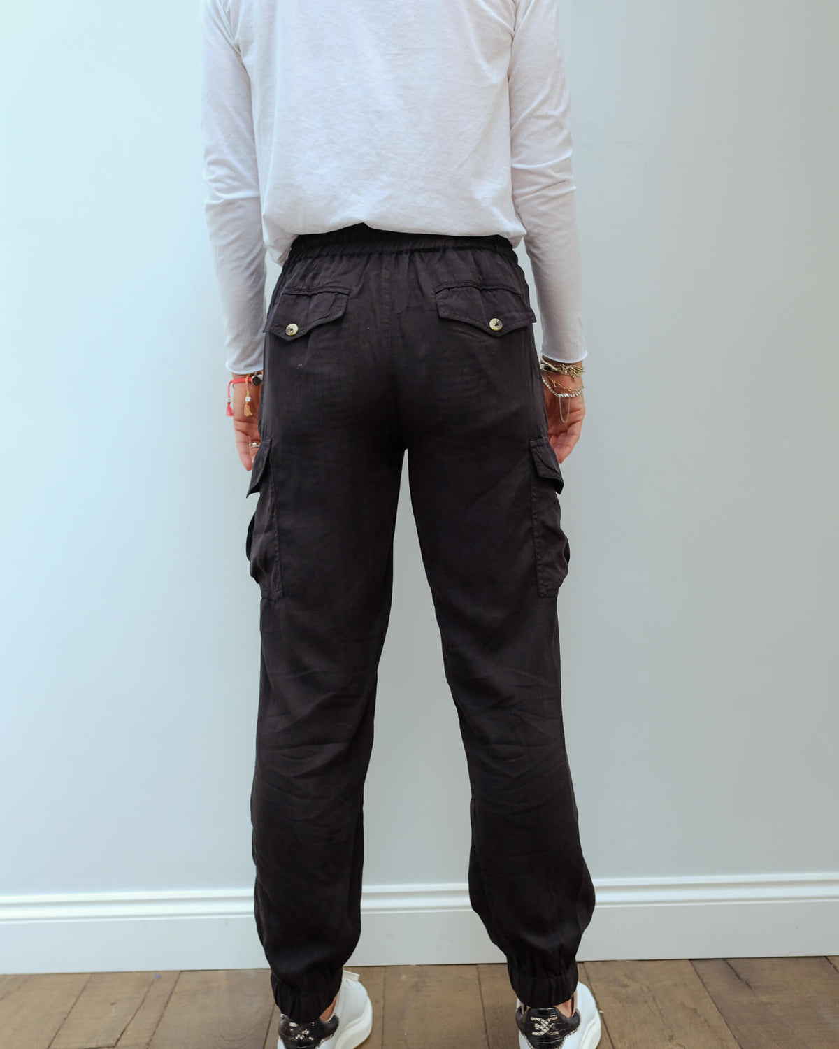 L&H Parker trousers in carbon