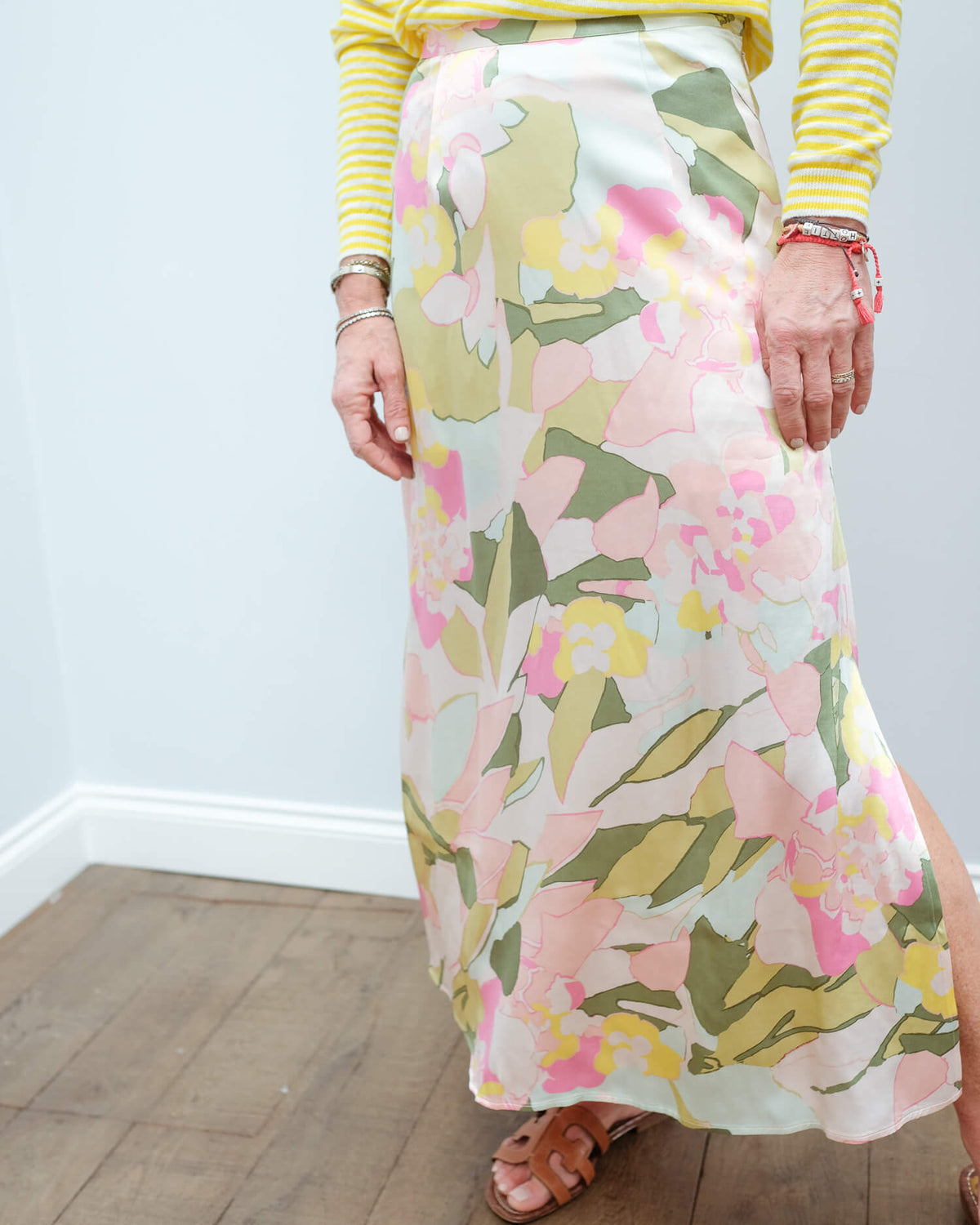 SLF Mola skirt in rose bloom