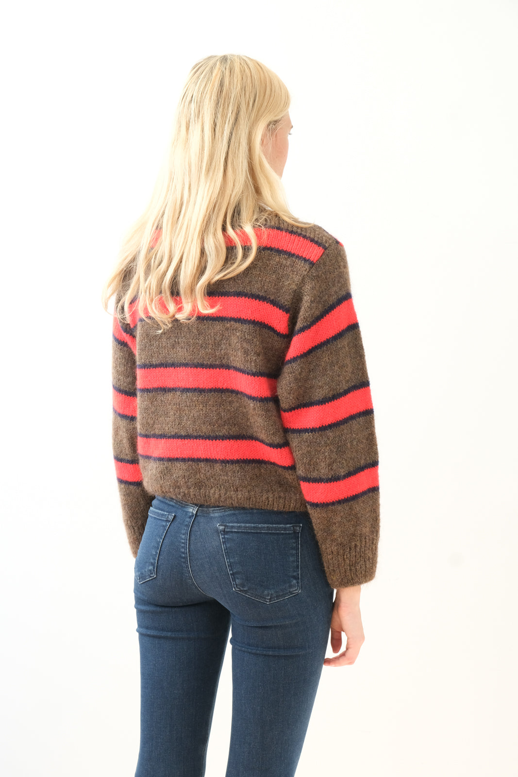 LOR Franja stripe knit in toffee