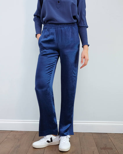 R&B Gregory track pant in royal blue