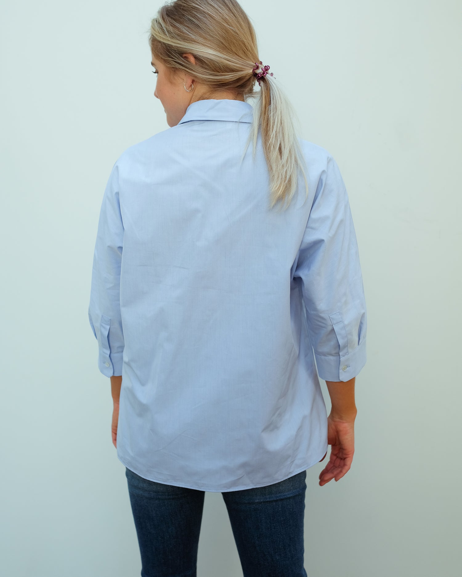 MM Ersilia shirt in azzurro