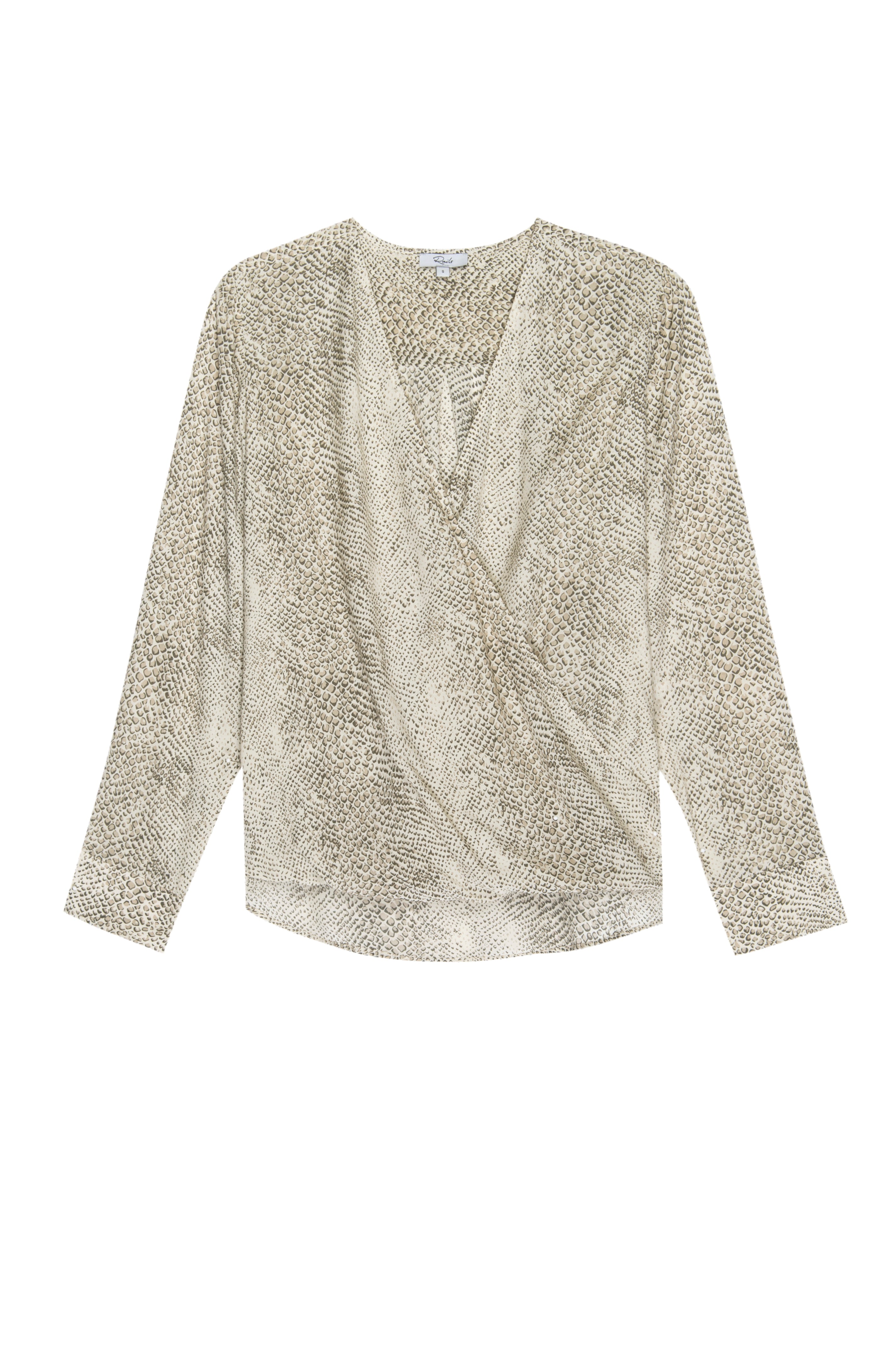 RAILS Hillary Top in Cream Snakeskin