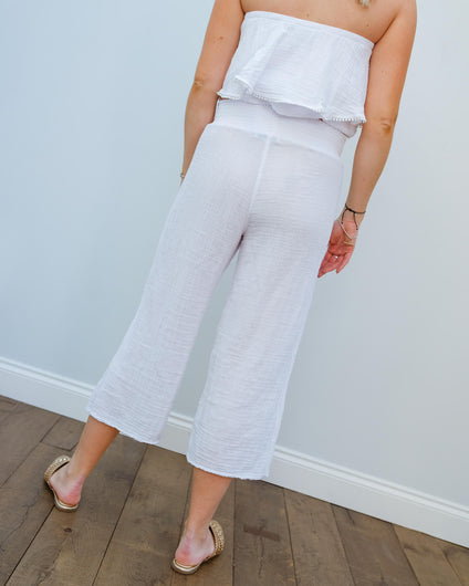 MSTARS Salma pant in white