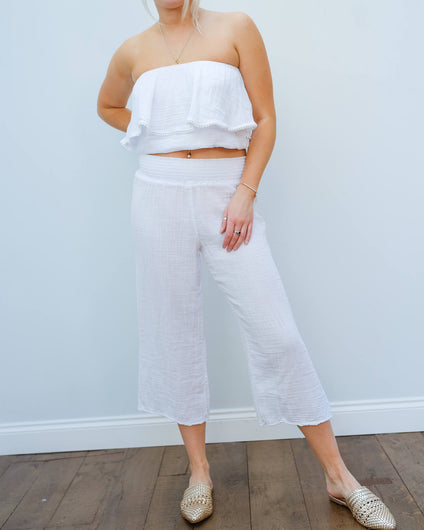 MSTARS Salma pant in white