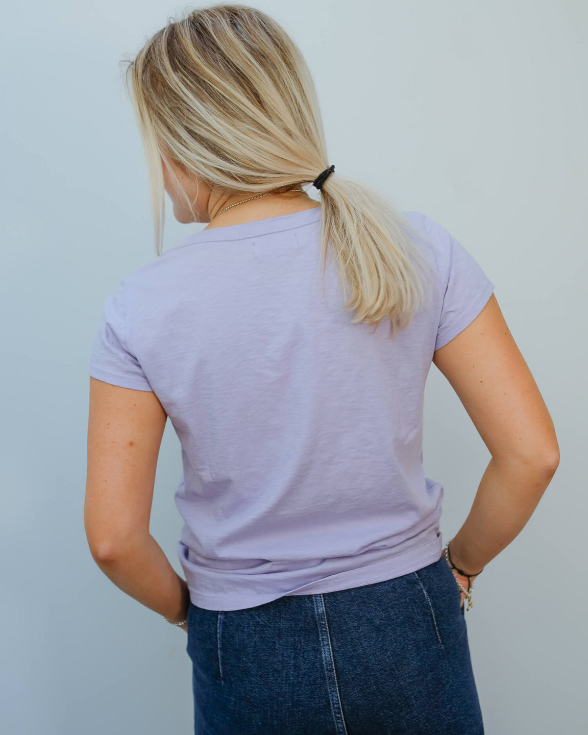 V Katie SS tee in sorbet