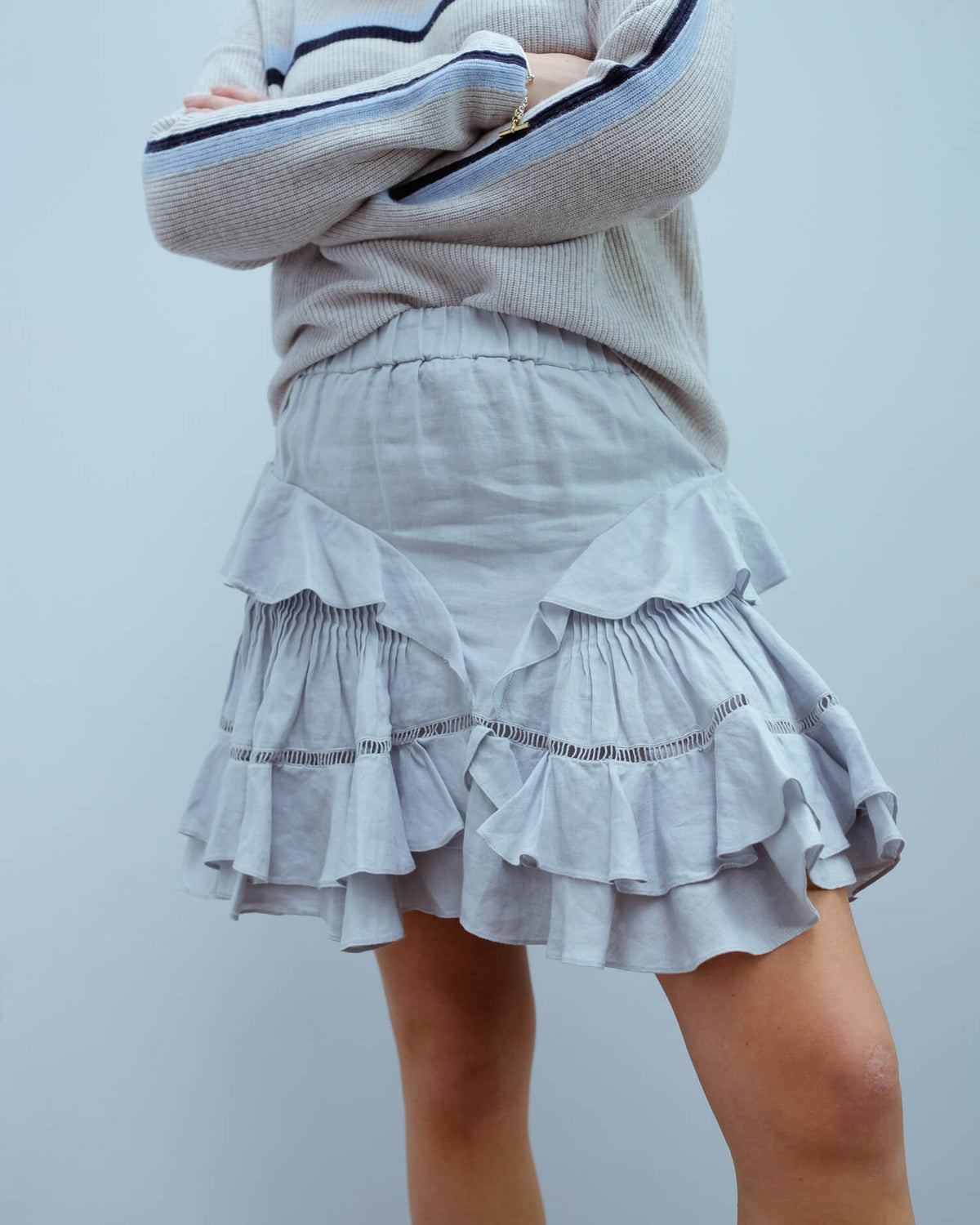 IM Alikaya skirt in greyish blue