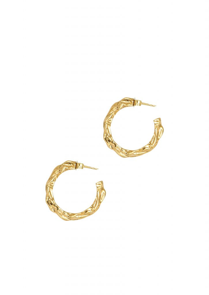 HERMINA Full moon hoops