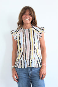 You added <b><u>M Palu Stripe Top in White</u></b> to your cart.