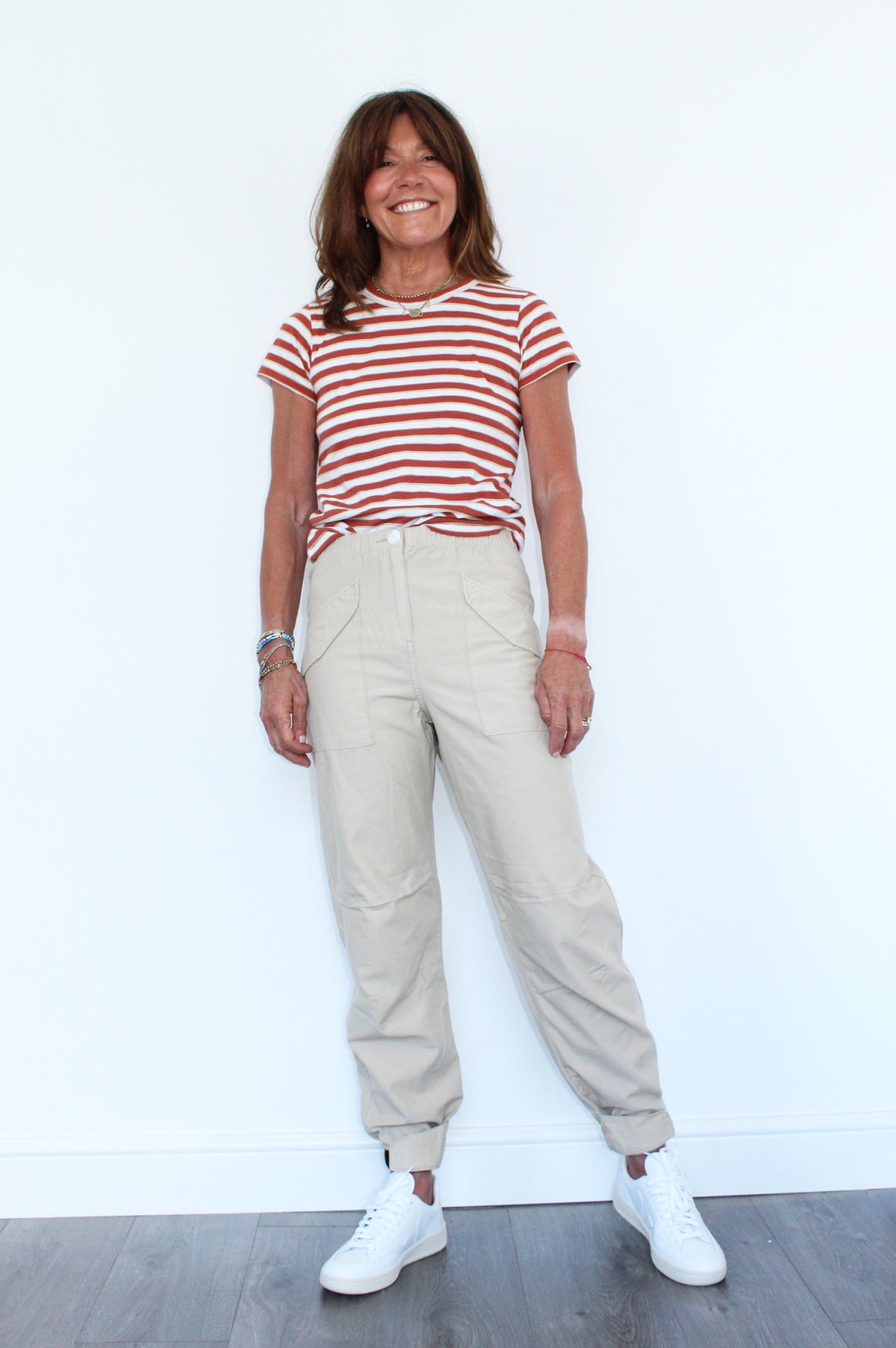 R&B Angela Field Pant in Khaki