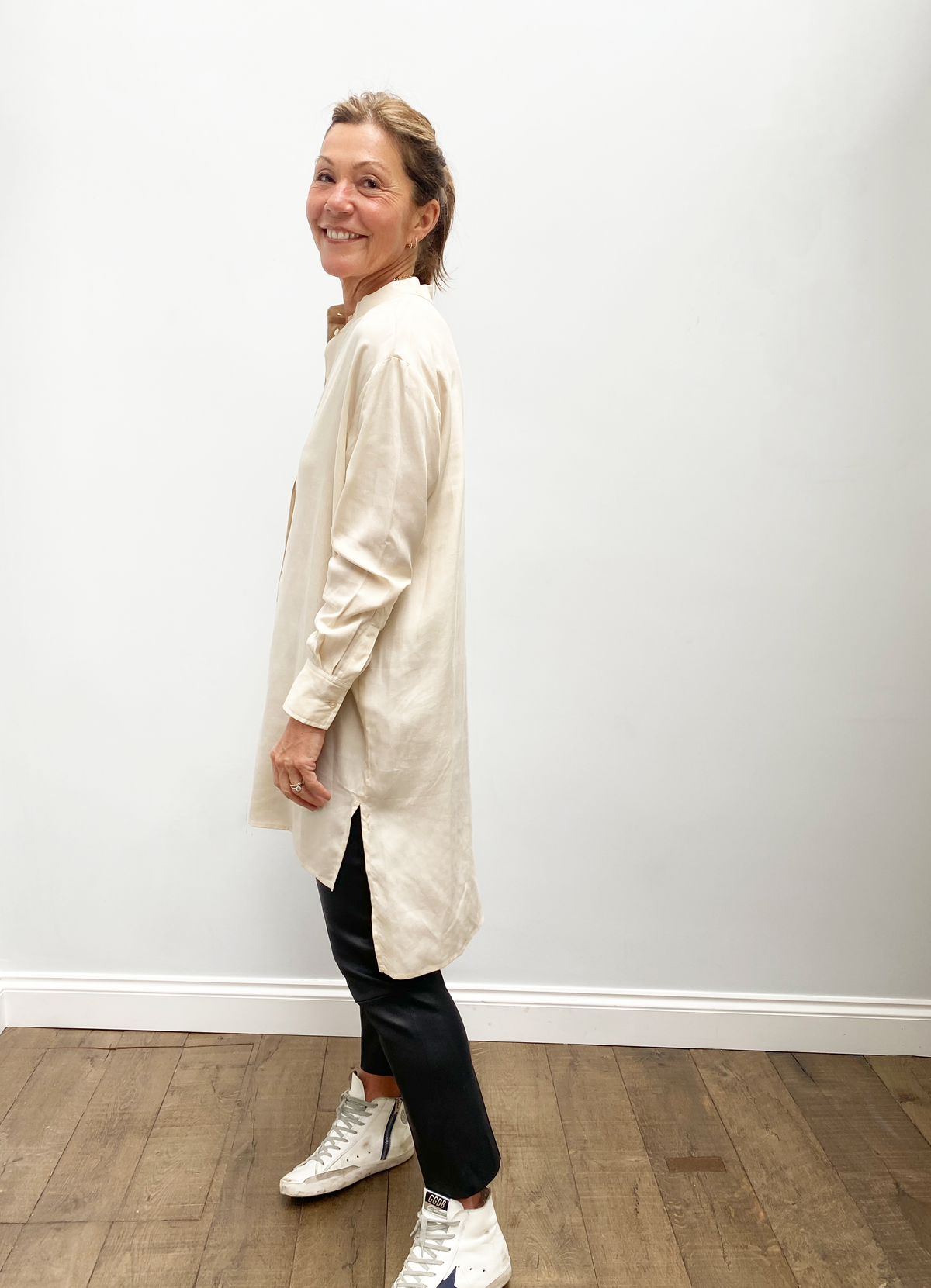 SLF Romena LS long shirt in sandshell