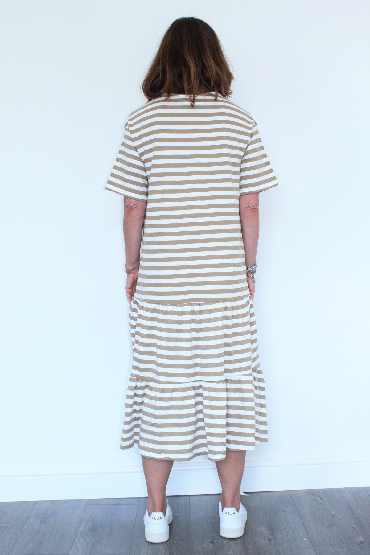 SLF Reed Striped Midi Dress