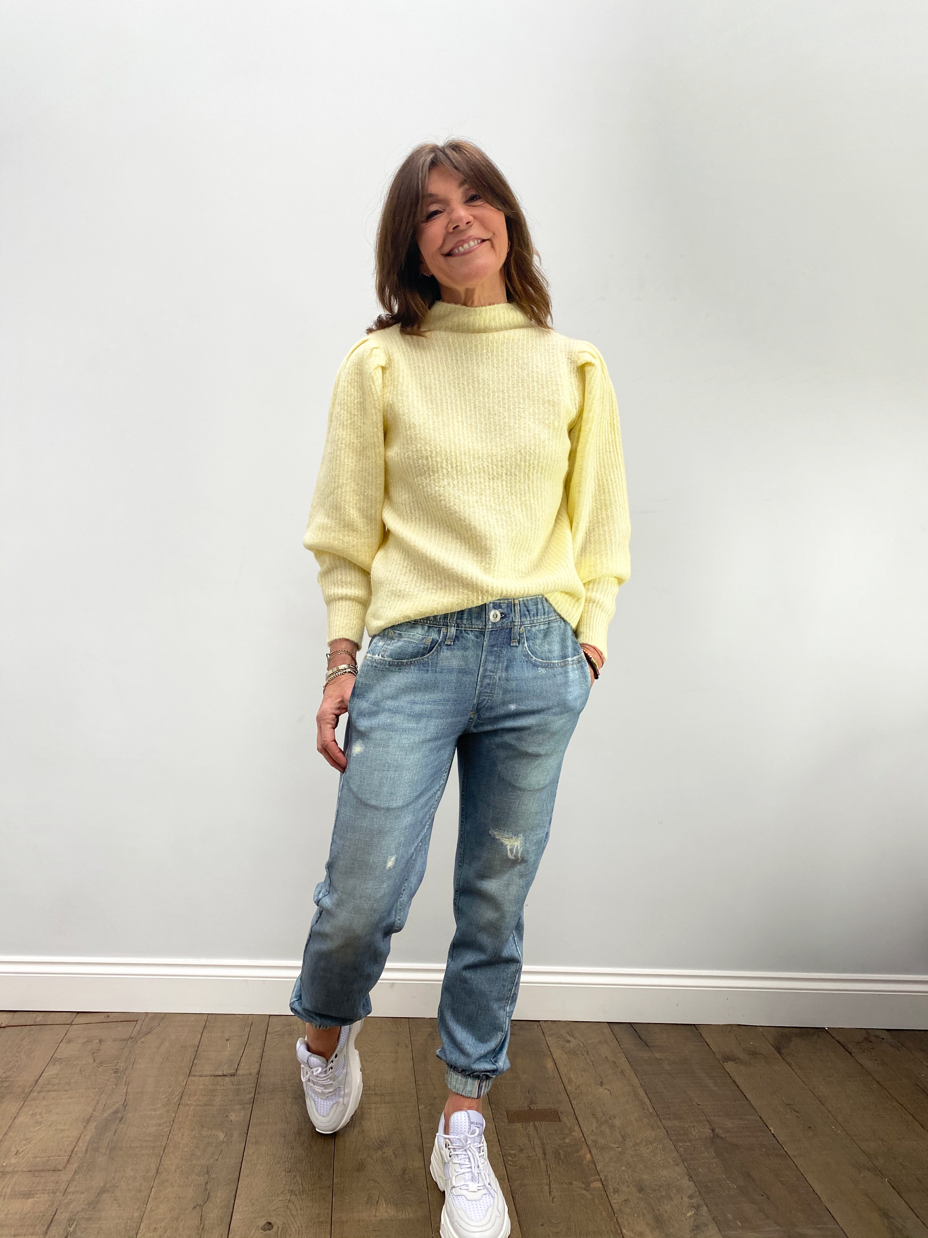 SLF Lipa Knit in pastel yellow