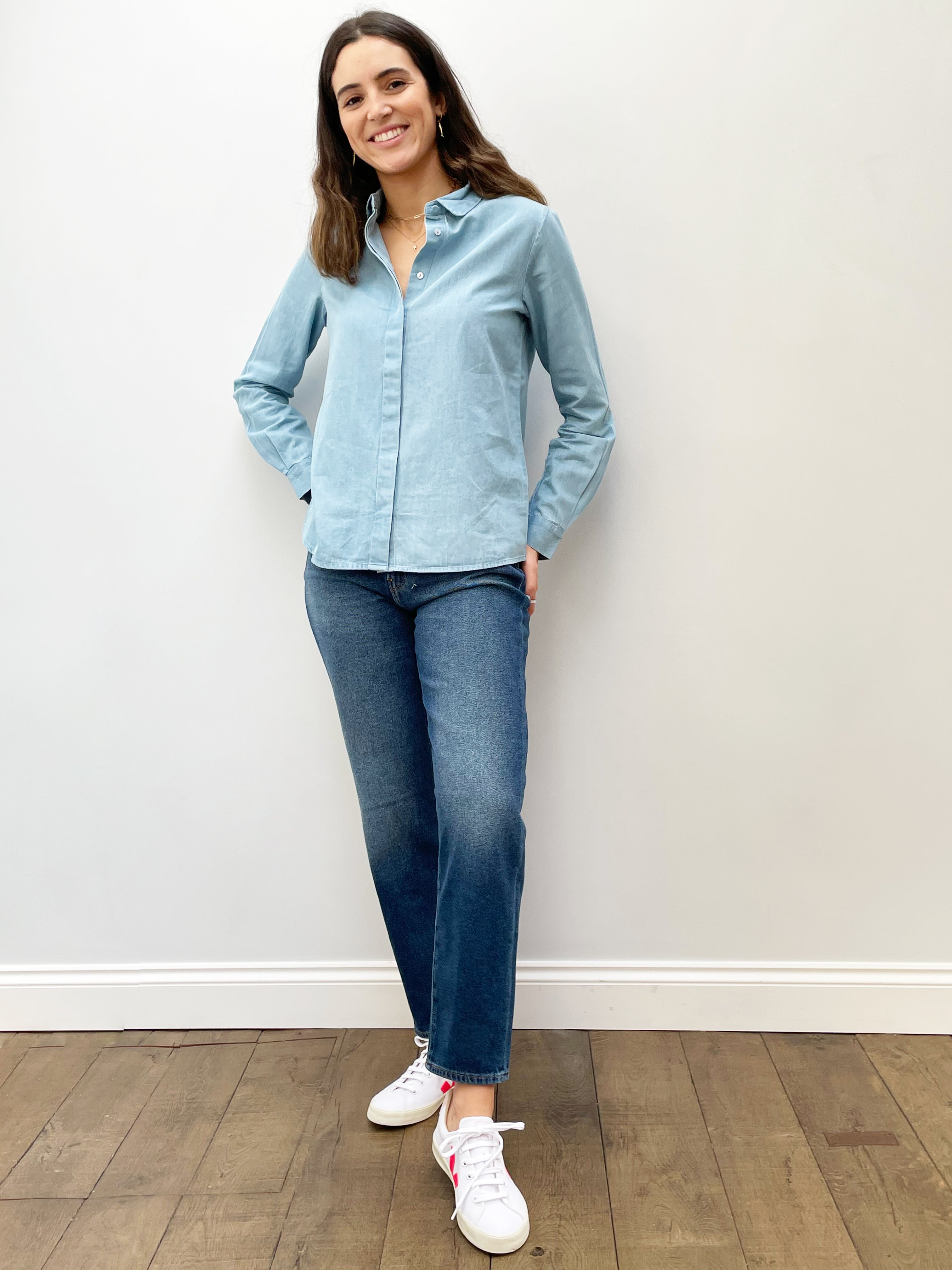 SLF Gilli LS Shirt in Light Blue