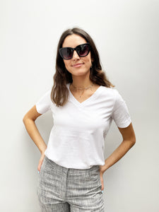 You added <b><u>SLF Standard SS V Tee in White</u></b> to your cart.