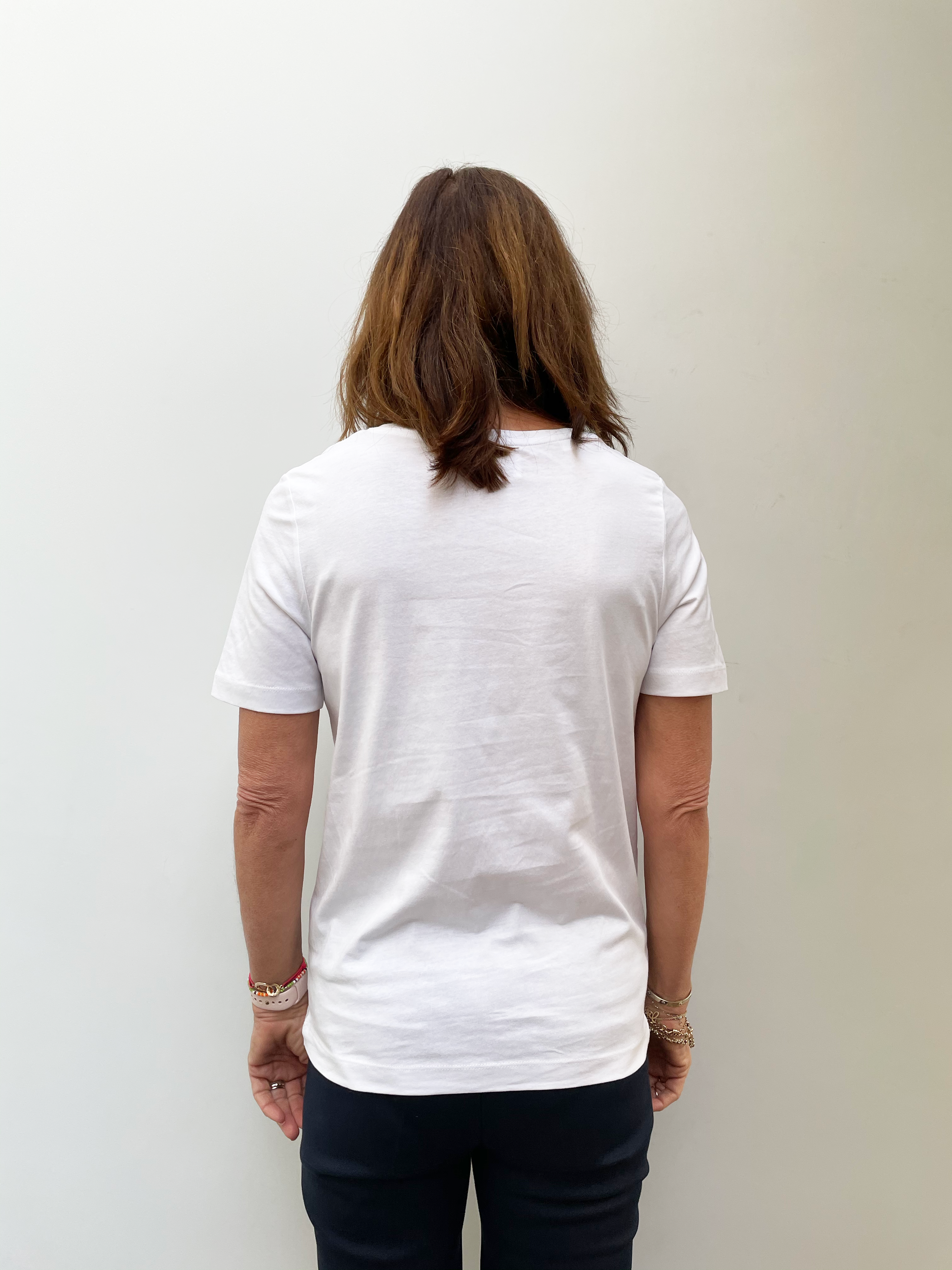 SLF Standard SS U Neck Tee in White