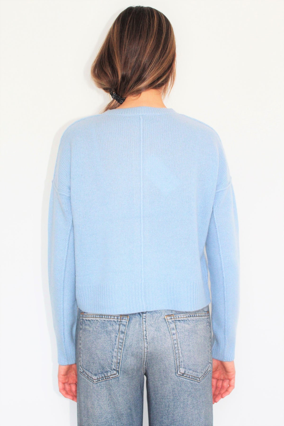 360 Francesca Cardigan in Delft Blue