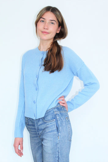 360 Francesca Cardigan in Delft Blue