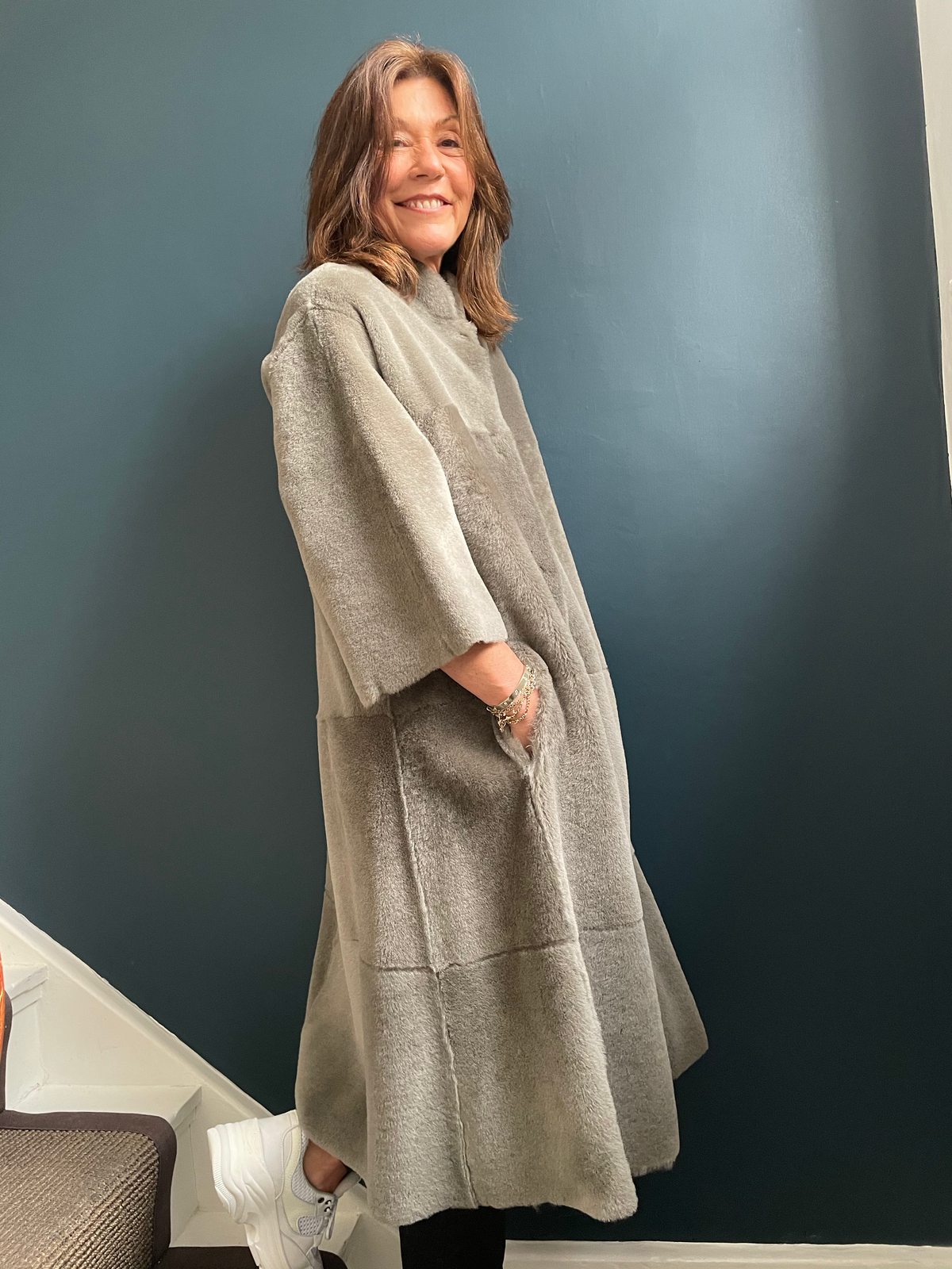 SW Rachel Swing Coat in Sage