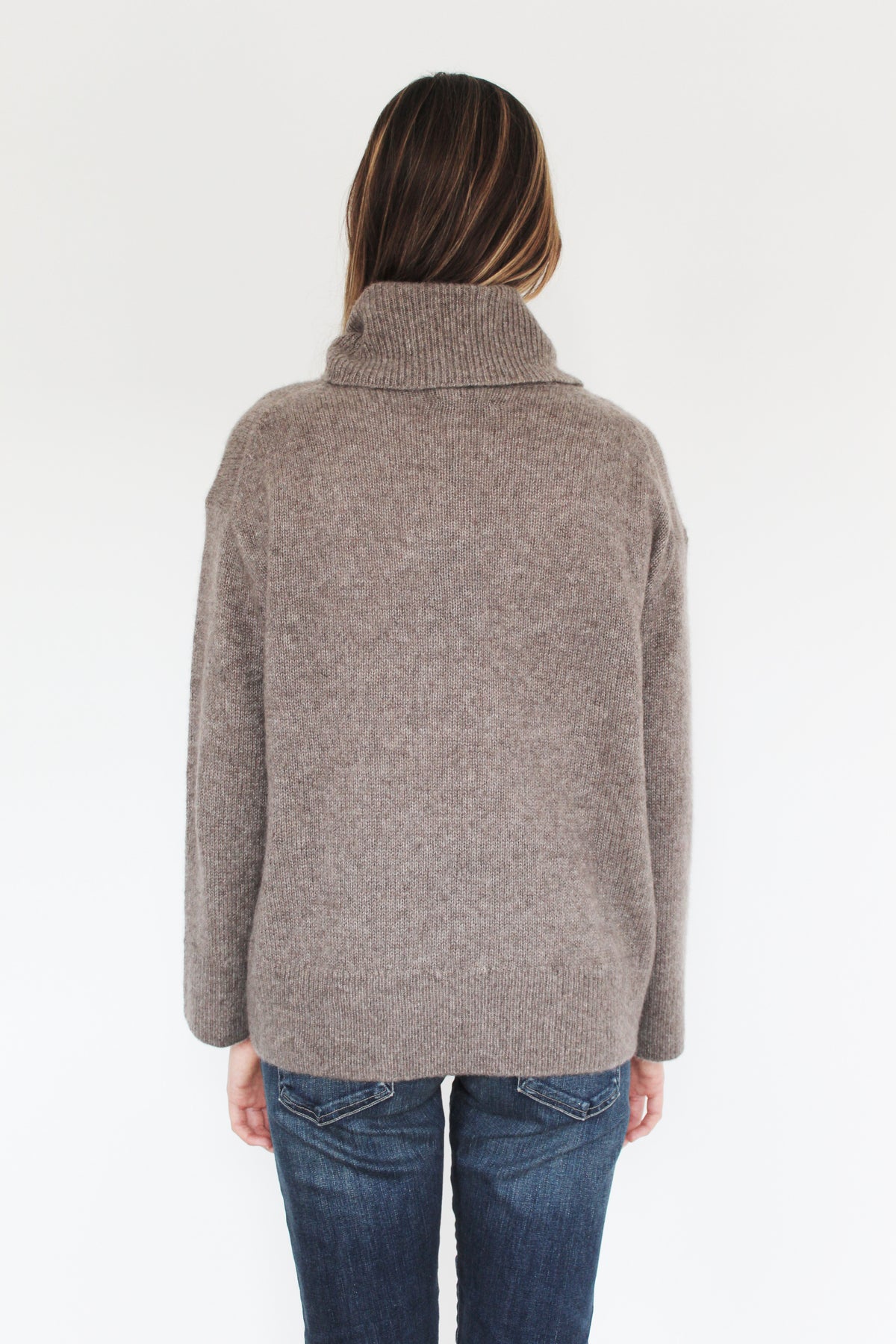 RAILS Imogen Cashmere Pullover in Hazelnut