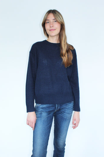 360 Daphne Crewneck Knit in Blue Depths