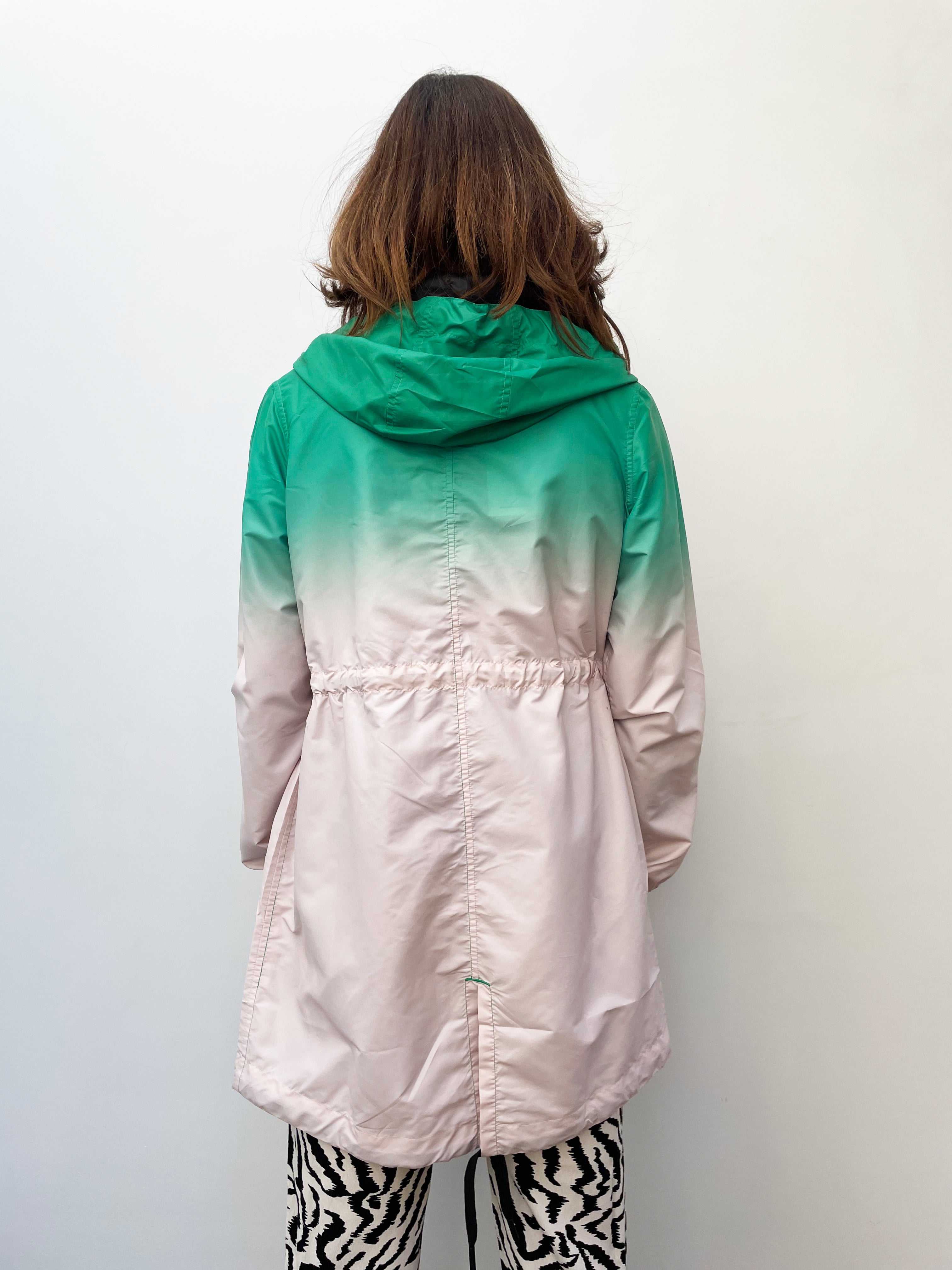 L&H Vagabond Ombre Windbreaker in Green