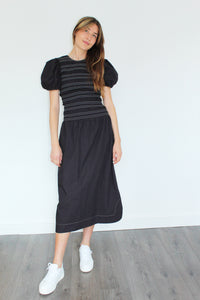 You added <b><u>GANNI F6037 Cotton Poplin Dress in Black</u></b> to your cart.