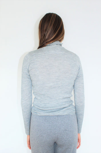 SLF Costina Rollneck Rib Knit in Grey