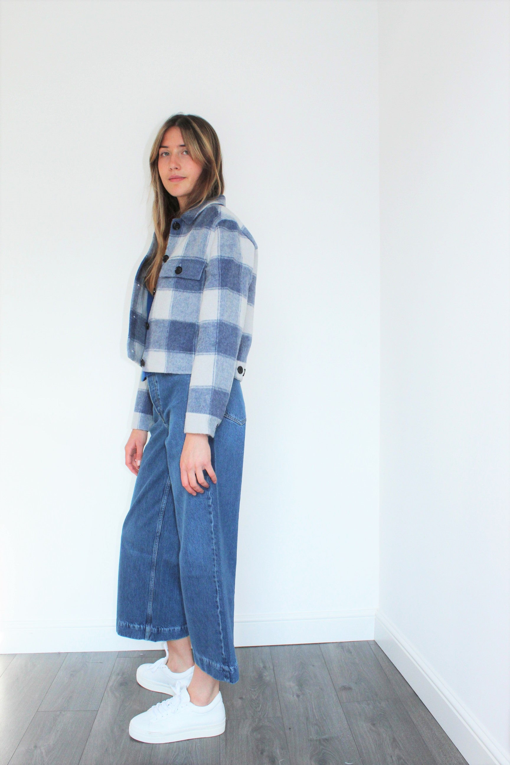 RAILS Steffi Jacket in Blue Buffalo Check