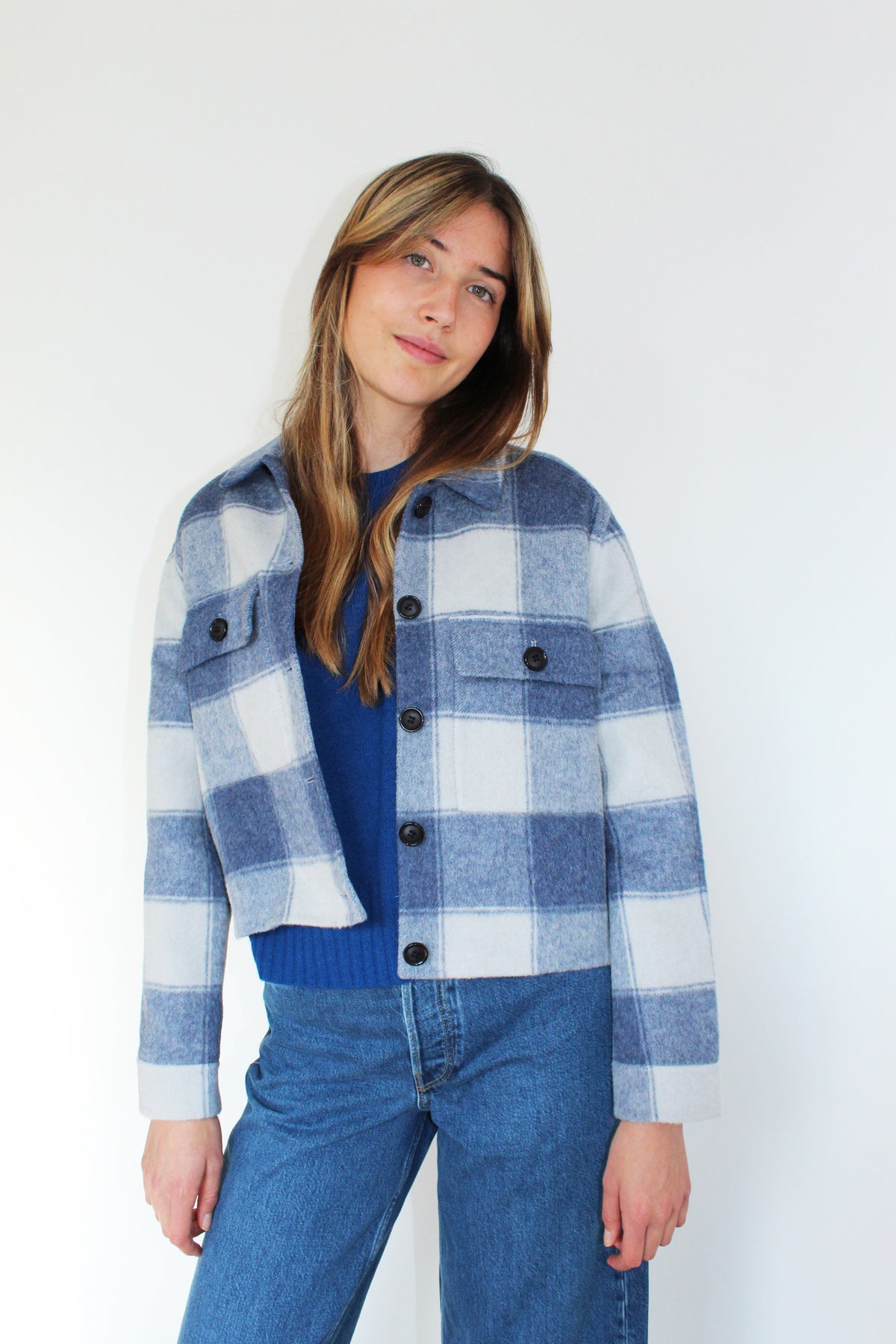 RAILS Steffi Jacket in Blue Buffalo Check