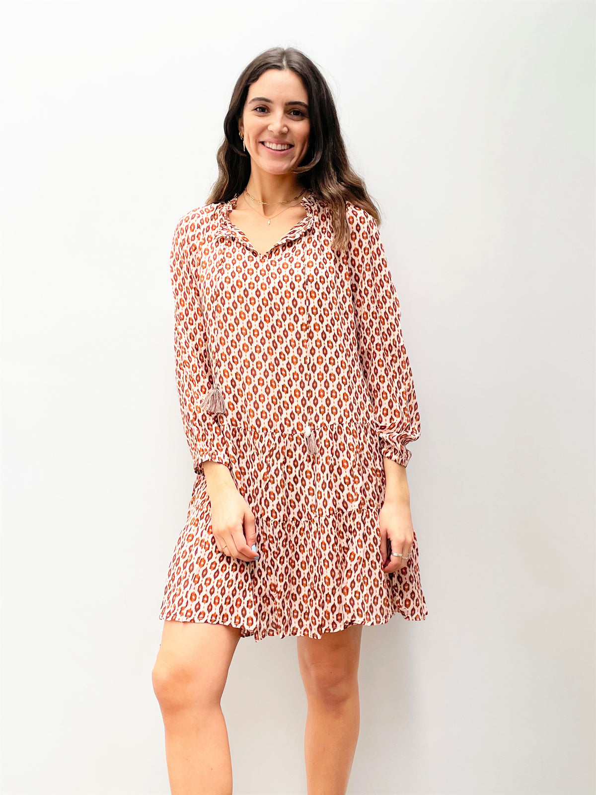 MOLIIN Rasmine Dress in Cinnamon Stick