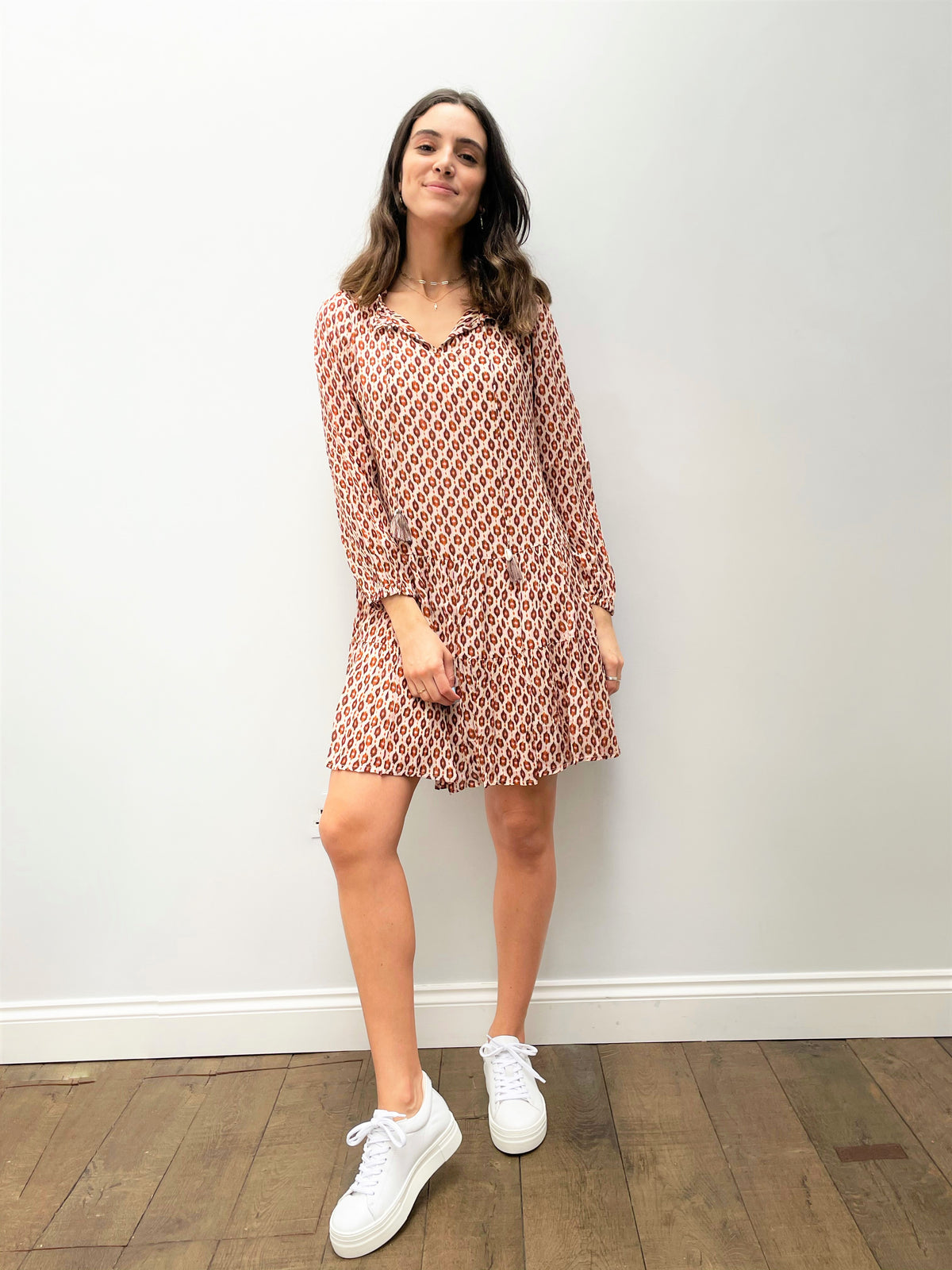 MOLIIN Rasmine Dress in Cinnamon Stick