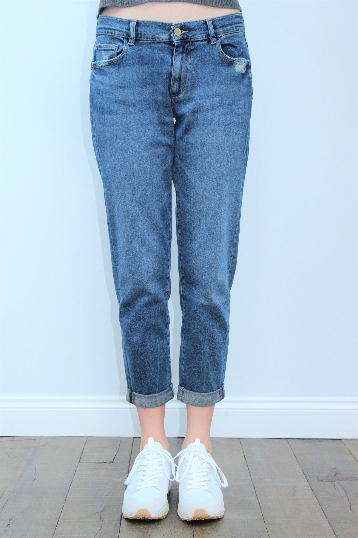 DL1961 Riley Boyfriend Jeans in Seaborn