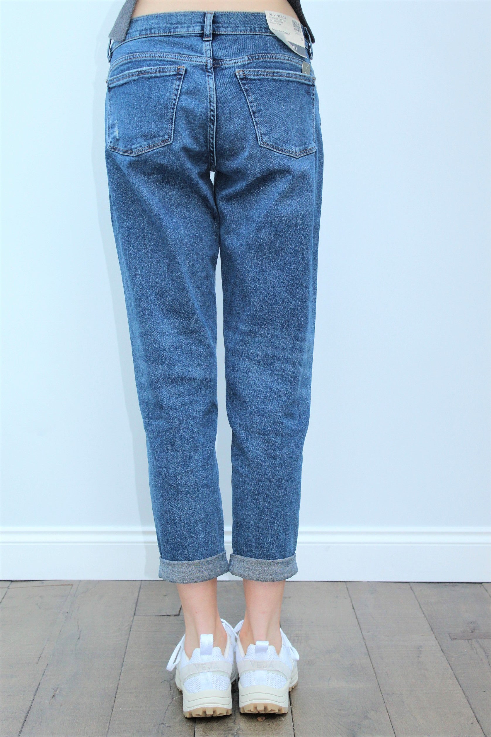 DL1961 Riley Boyfriend Jeans in Seaborn