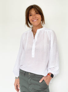 You added <b><u>SEC.F Bogota Blouse in White</u></b> to your cart.