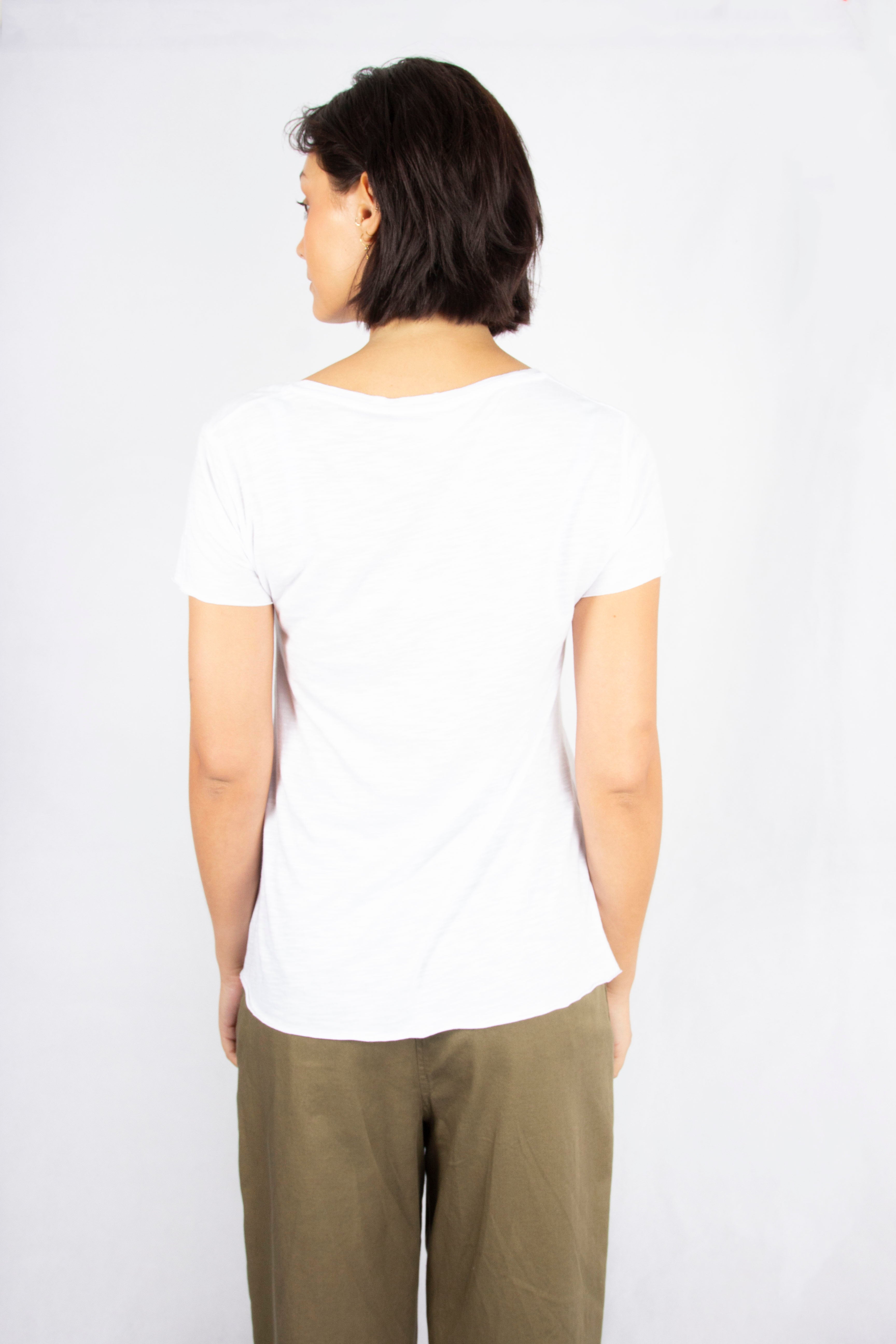 AV JAC51 Short Sleeve Tee in White