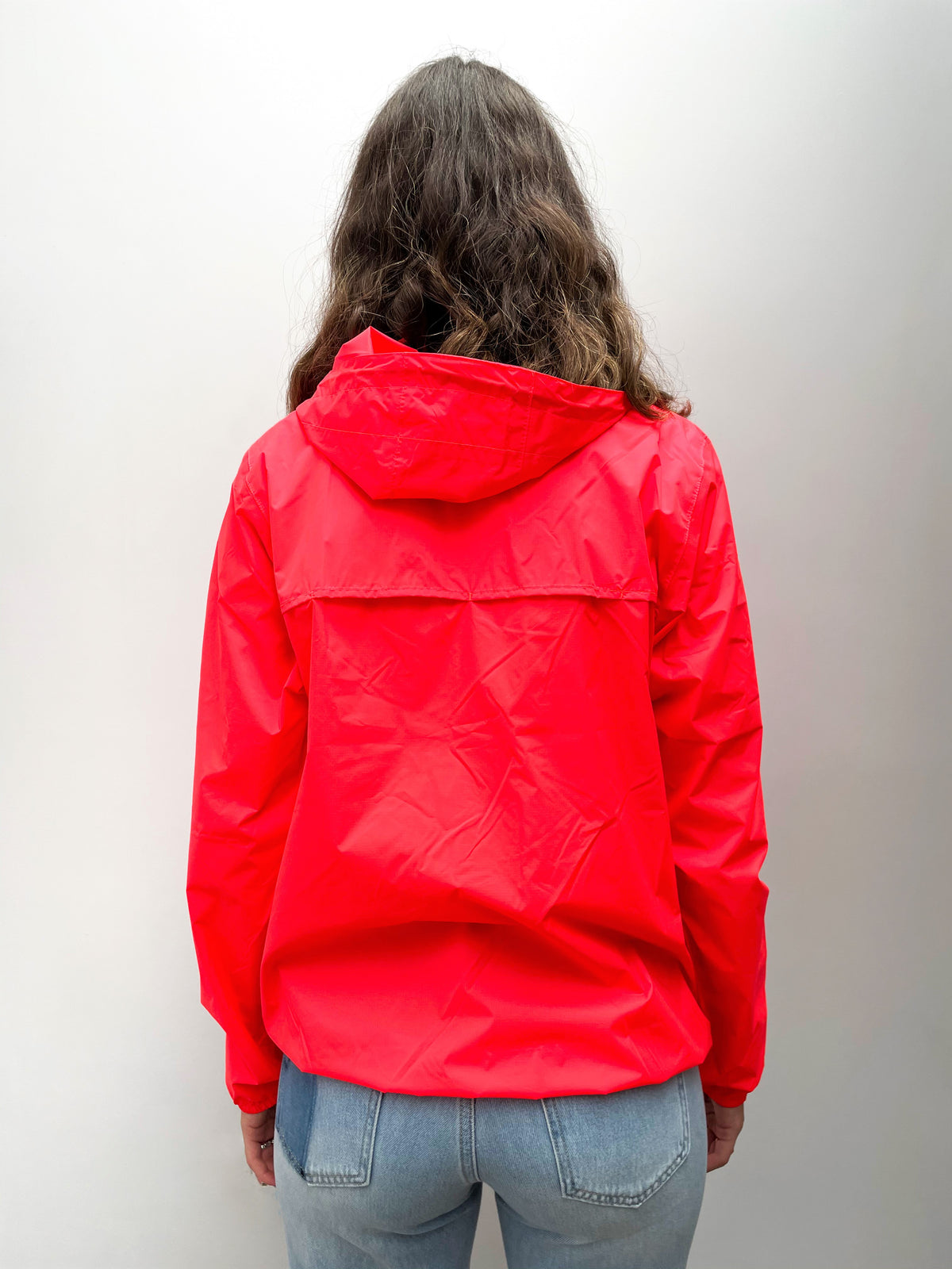 K-WAY Le Vrai Claude Jacket in Red Fluo