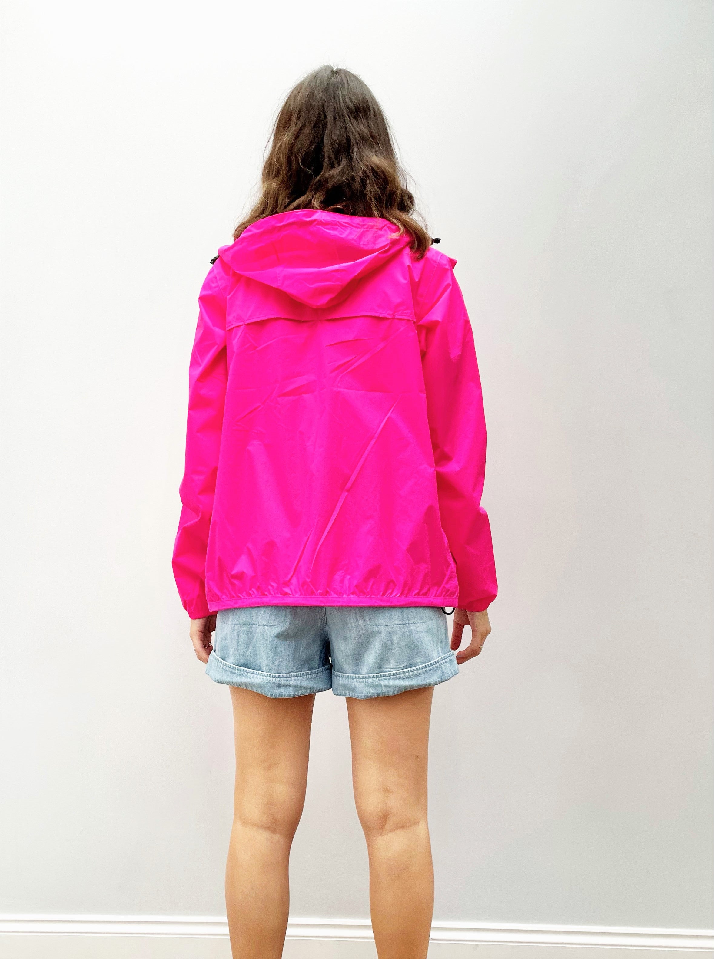 K-WAY Le Vrai Claude Jacket in Pink Fluo