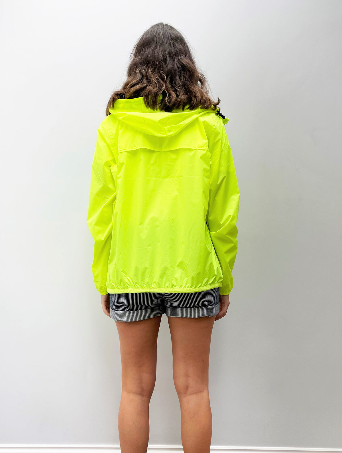 K-WAY Le Vrai Claude Jacket in Yellow Fluo