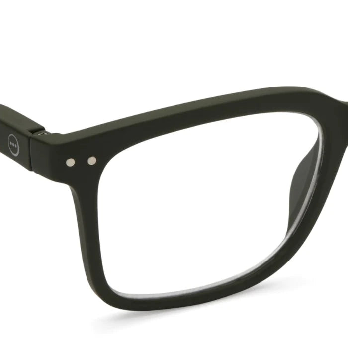 IZIPIZI Reading Glasses #L in Khaki Green