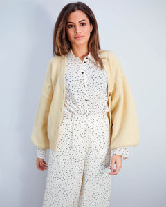 You added <b><u>BUP Celine knit cardi in straw yellow</u></b> to your cart.