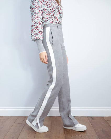 EA Vowels contrast panel pants in belgian block