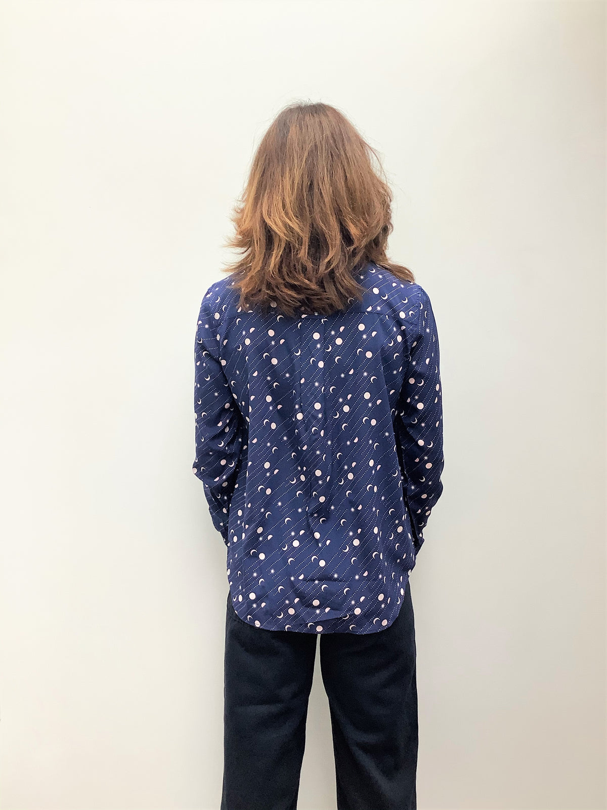 PPL Gail Shirt in Magic Moons 02 Midnight Blue