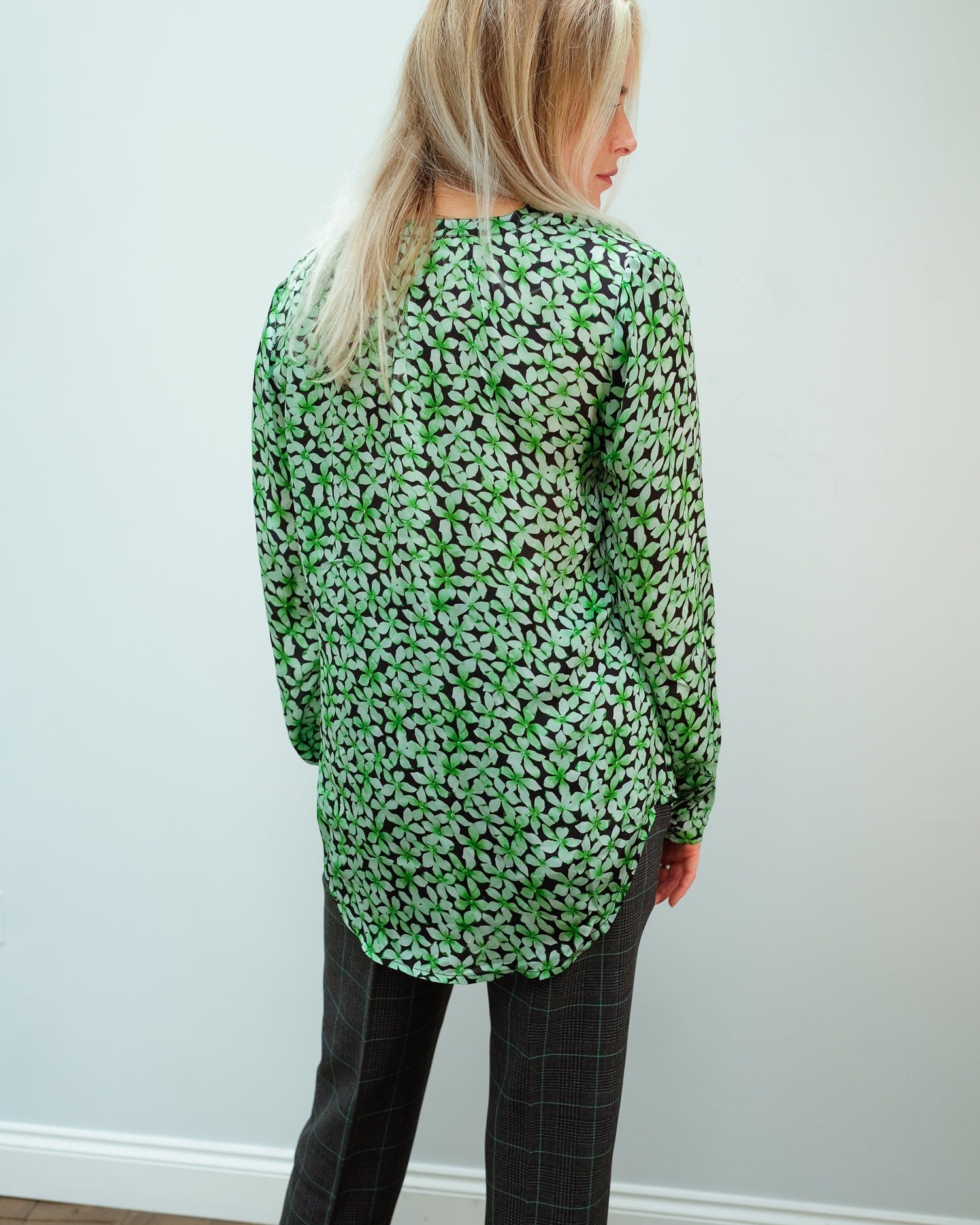 PPL Sandy open shirt in pretty 02 green