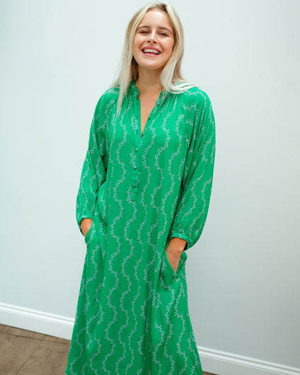 PPL Zion dress in garland 02 green