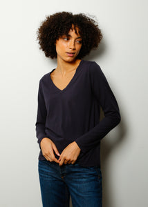 You added <b><u>V Bridget Long Sleeve Top in Ink</u></b> to your cart.