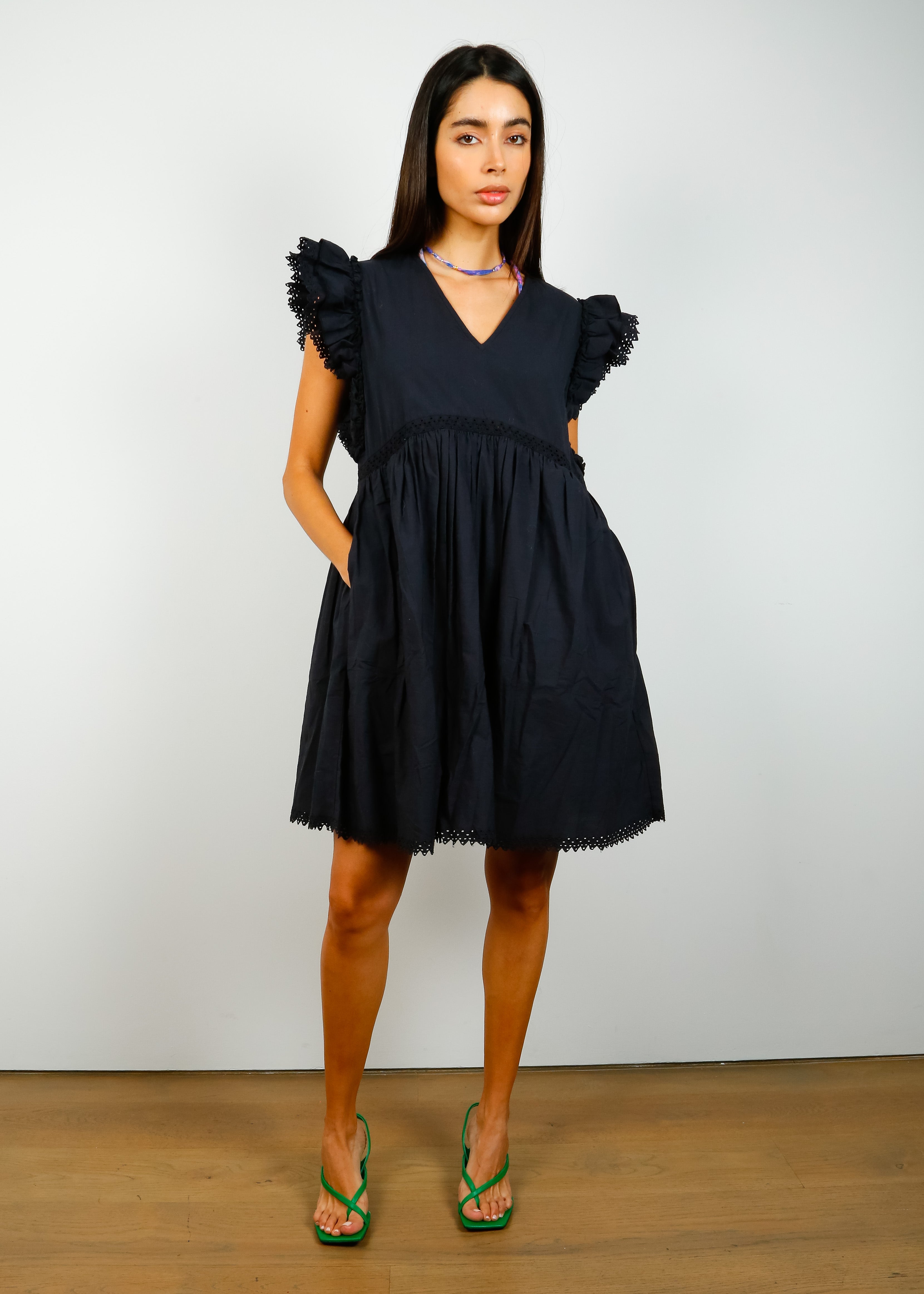 BR Dimmie Dress in Black Beauty