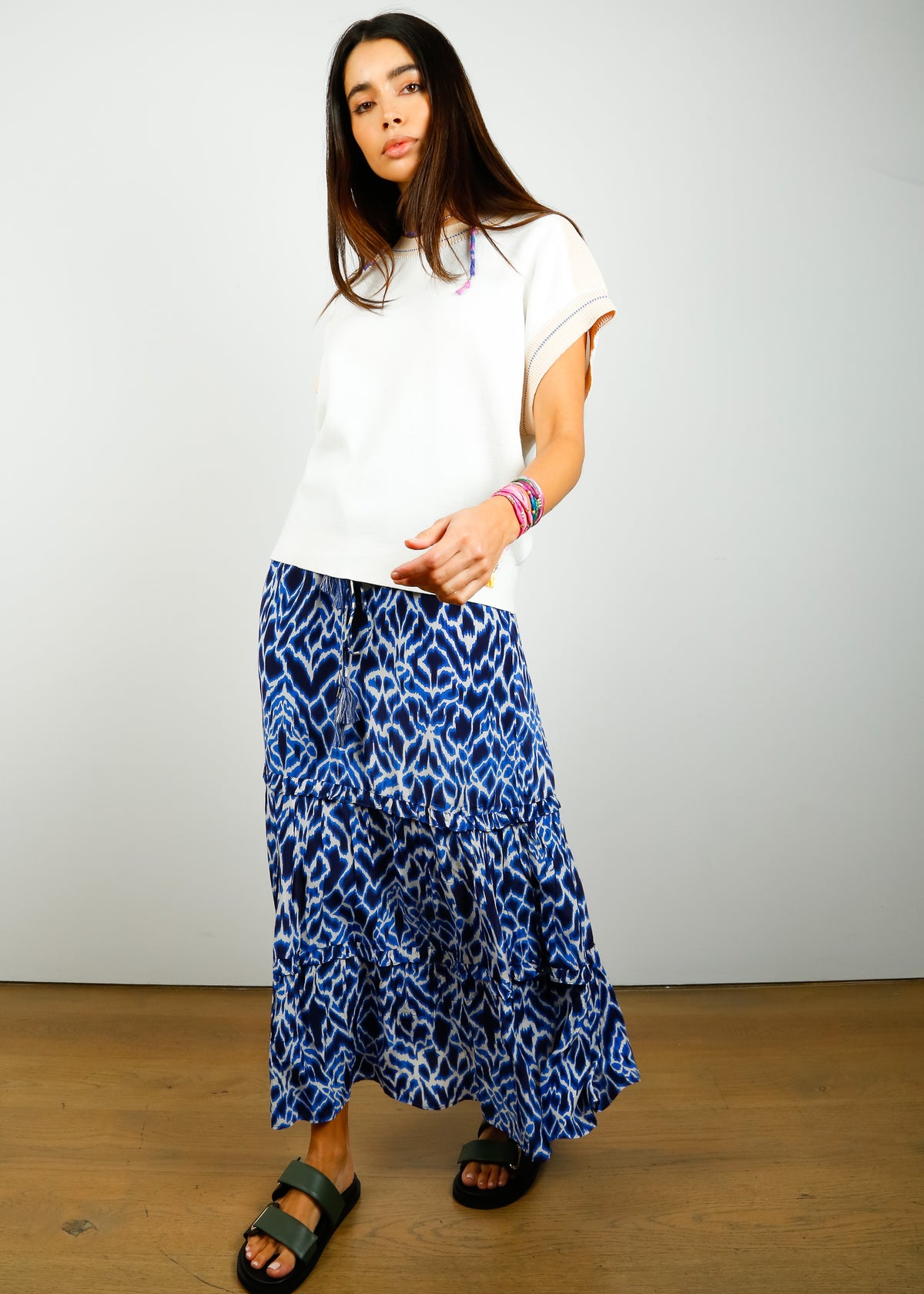 MOLIIN Kirby Skirt in Lapis Blue