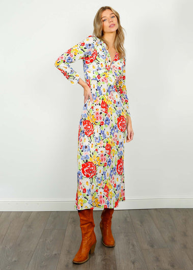 RIXO Selma Dress in Spring Meadow